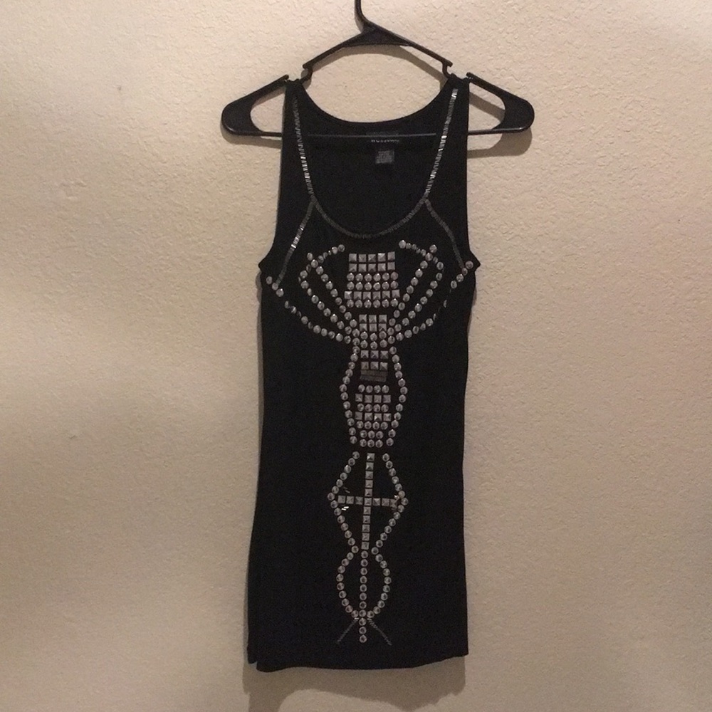 Embellished tunic dress